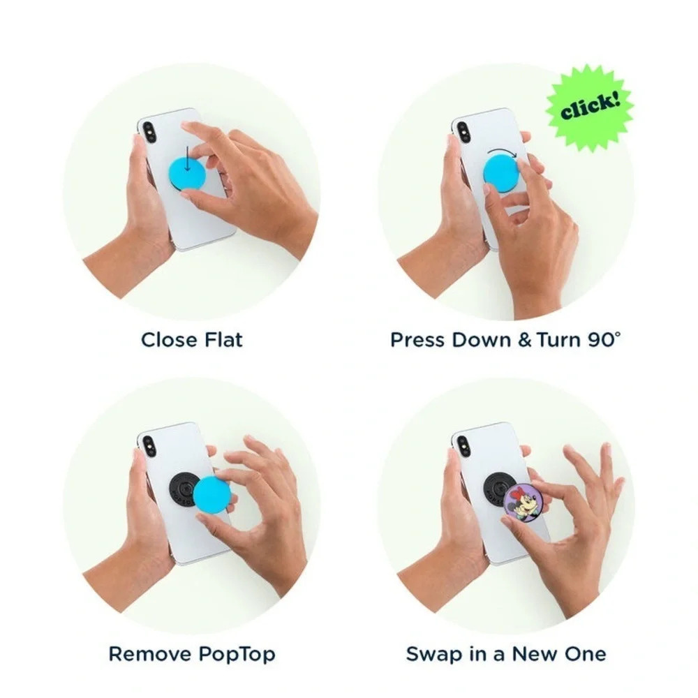 Disney x PopSockets Mickey Mouse Smartphone Grip & Stand - Picture 5 of 6